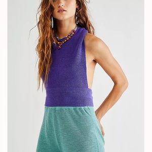 Free People Orchid Convertible Sweater Tank